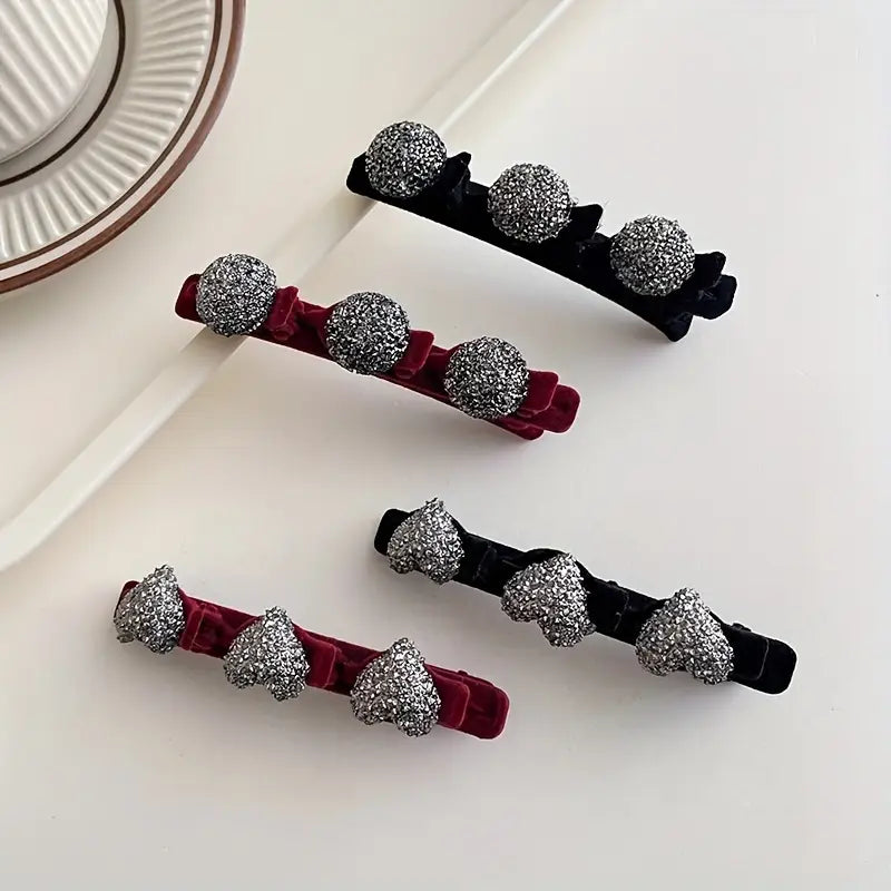 BRAIDED HAIR CLIPS