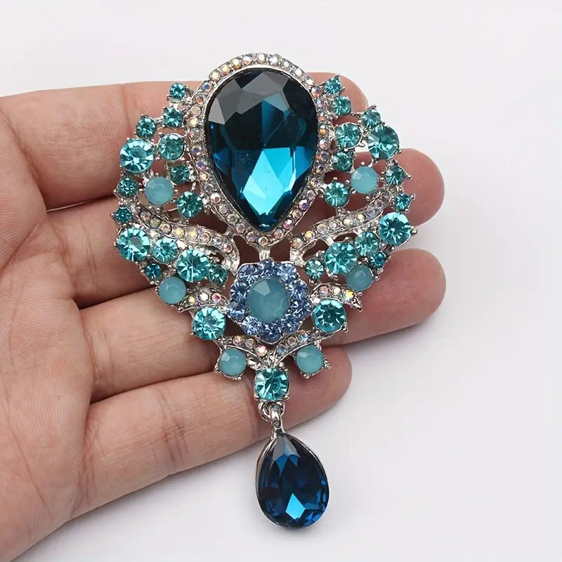 CRYSTAL BROOCH