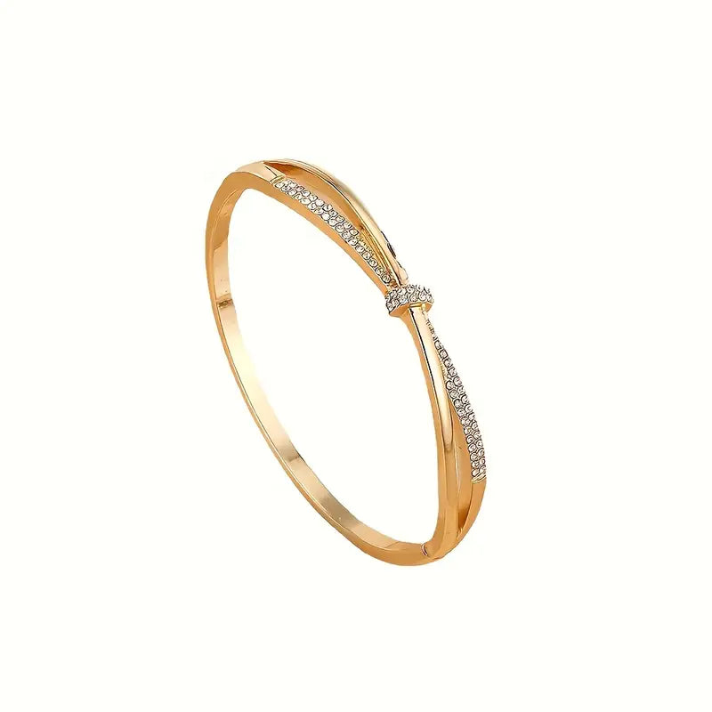 SIMPLE RHINESTONE BANGLE