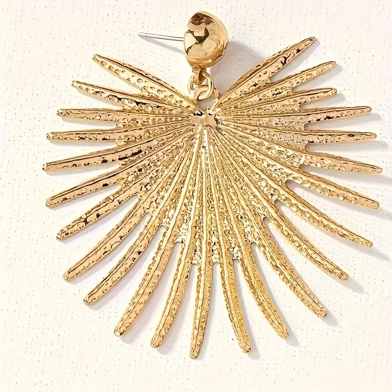 FAN SHAPED EARRINGS