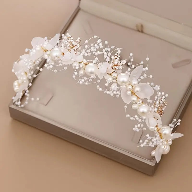 BRIDAL FLORAL HEADBAND