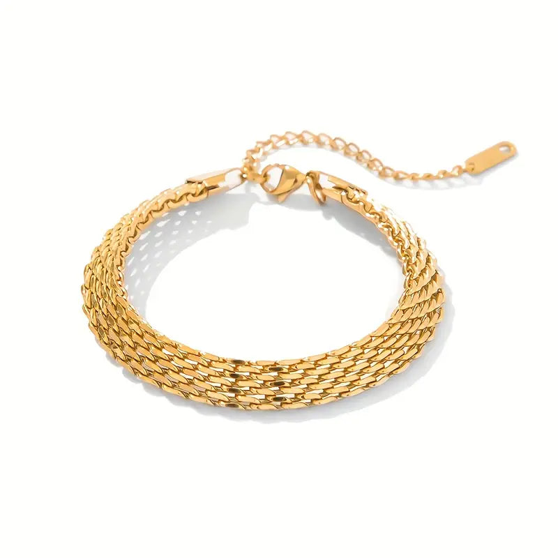 STAINLESS STEEL CUBAN BRACELET