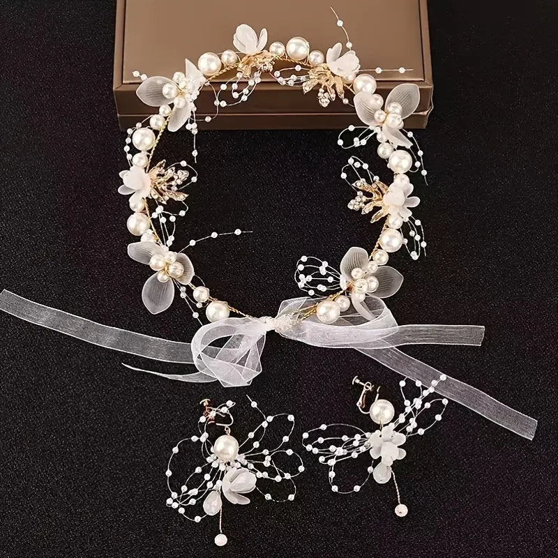 BRIDAL FLORAL HEADBAND