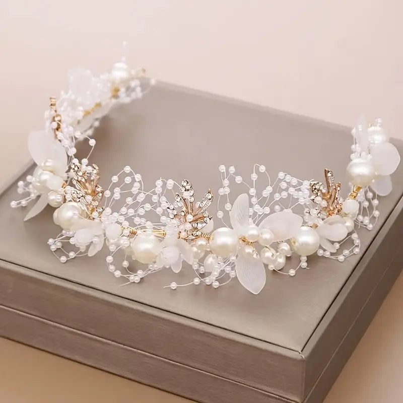 BRIDAL FLORAL HEADBAND