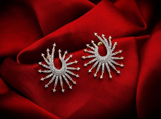 Traditional American Diamond Earrings