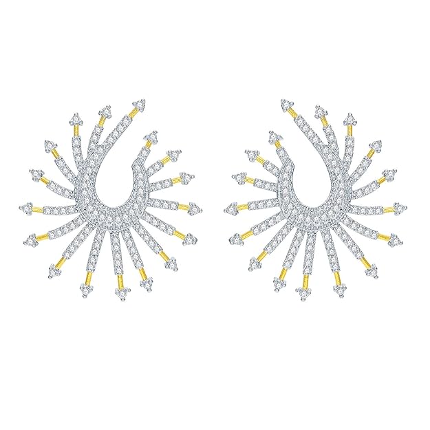 Traditional American Diamond Earrings