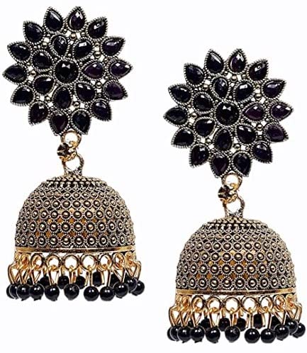 Sunflower Gold Plated Jhumkas