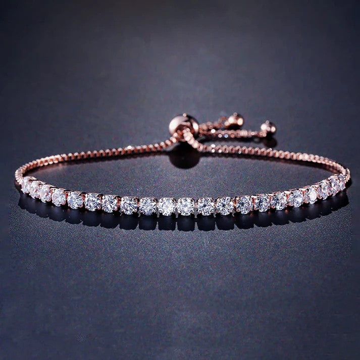 Rose Gold Crystal Bracelet