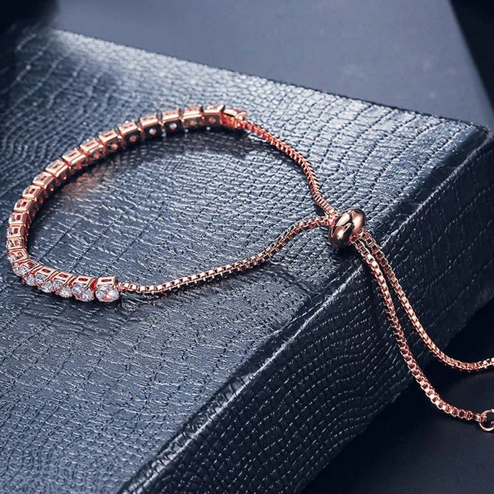 Rose Gold Crystal Bracelet