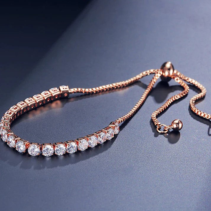 Rose Gold Crystal Bracelet