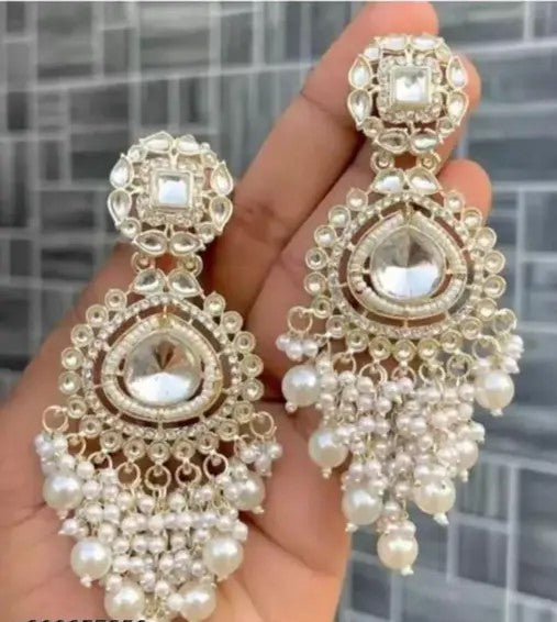 Kundan Earrings Set