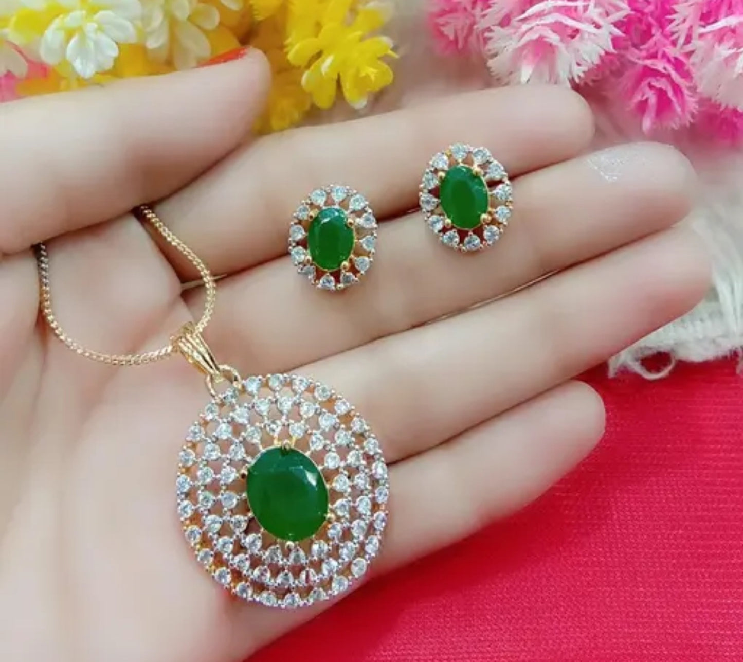 Pendant With Earrings