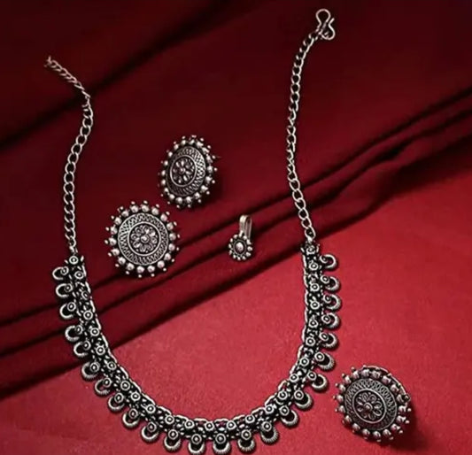 Oxidised Jwellery Set O010