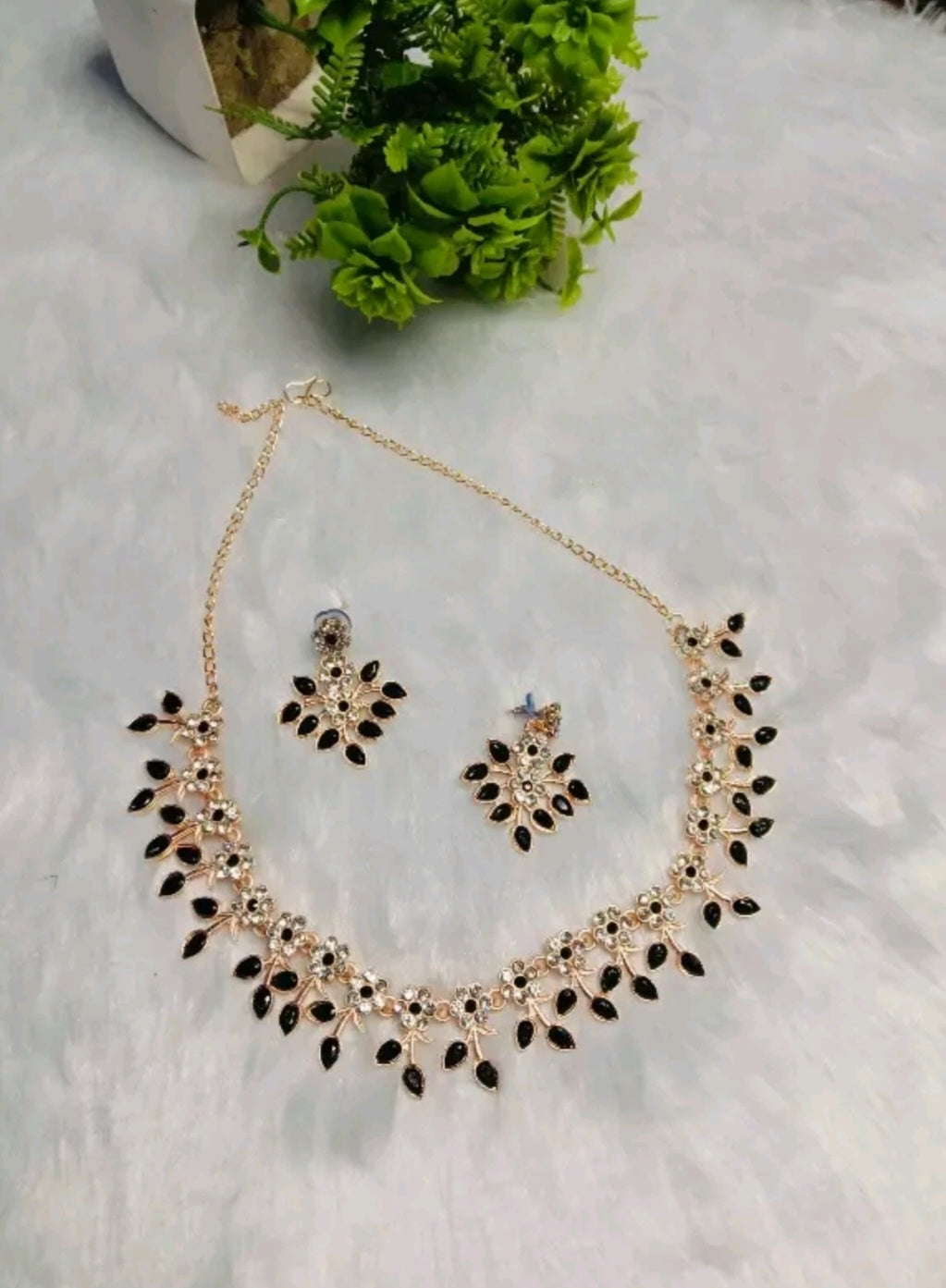 Rose Gold Plated Necklace Set