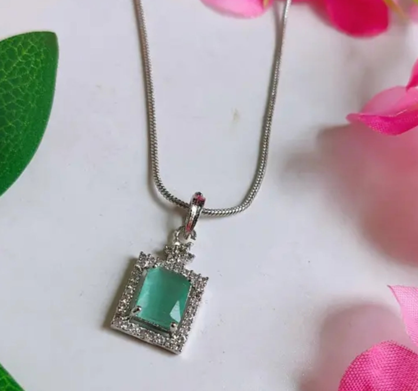 Teal Stone Pendant