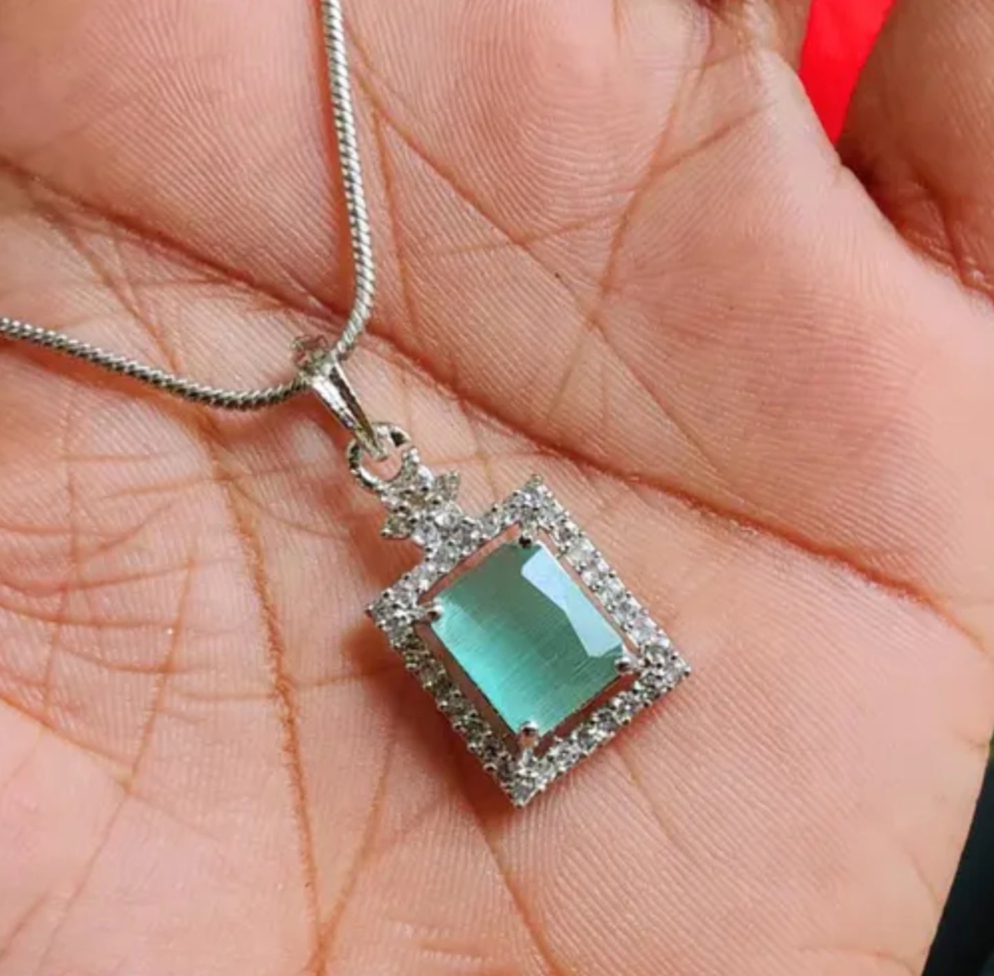 Teal Stone Pendant