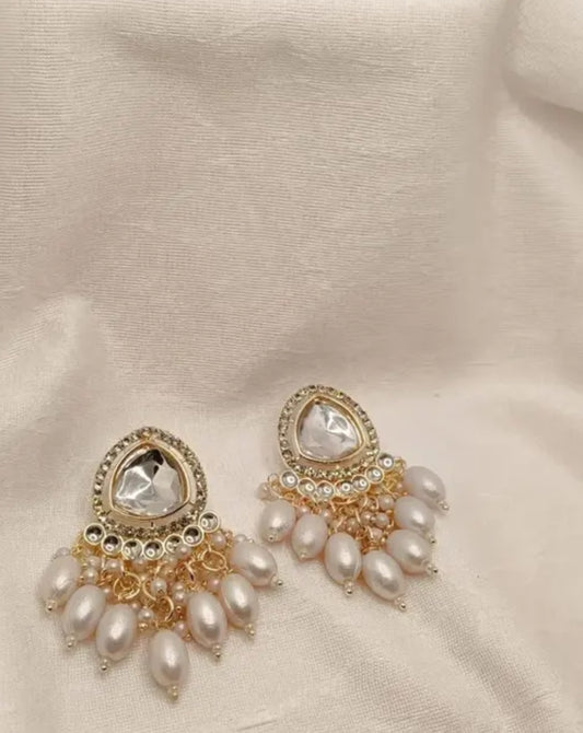 Kundan Dangler Earring