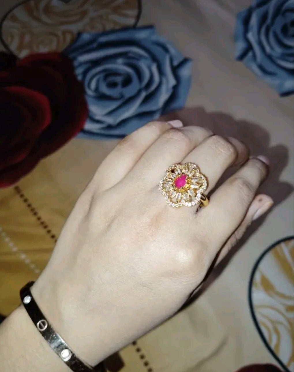 Flower Design Ring