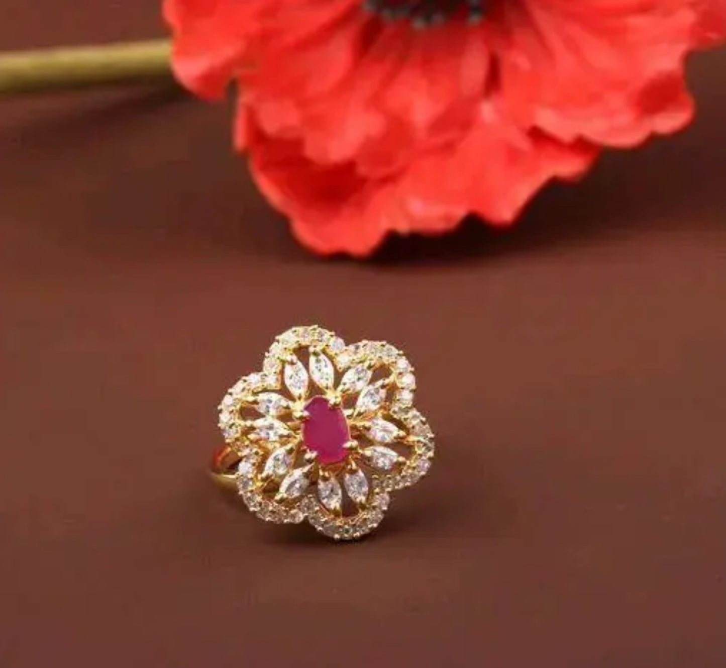 Flower Design Ring