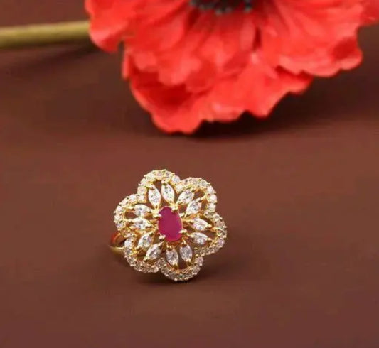 Flower Design Ring