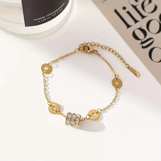 LUXURY TITANIUM STAINLESS STEEL BRACELET