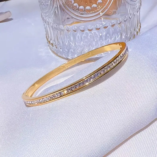 STAINLESS STEEL ZIRCONIA BRACELET