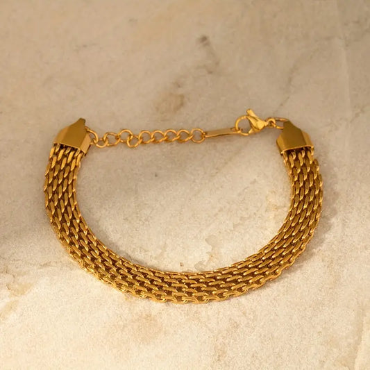 STAINLESS STEEL CUBAN BRACELET