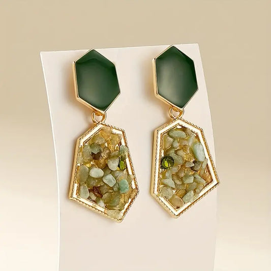 AVACADO GREEN EARRINGS