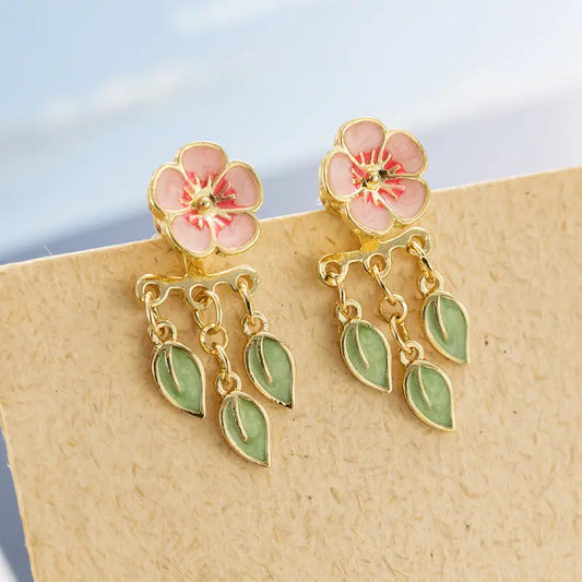 PEACH BLOSSOM EARRINGS
