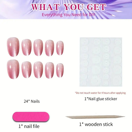 OVAL SHAPED NAILS