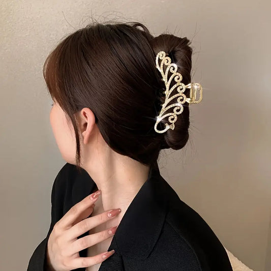 PEACOCK SHAPED HAIR CLIP