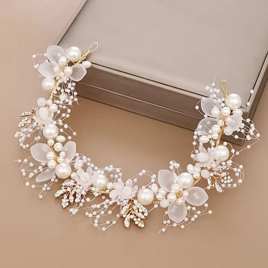 BRIDAL FLORAL HEADBAND