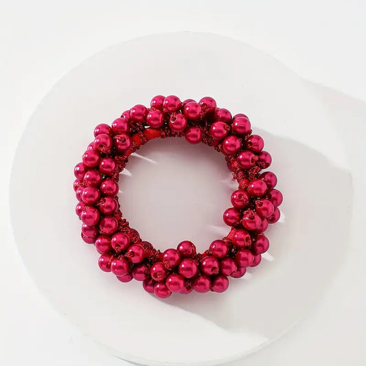 FAUX PEARL HAIRTIE