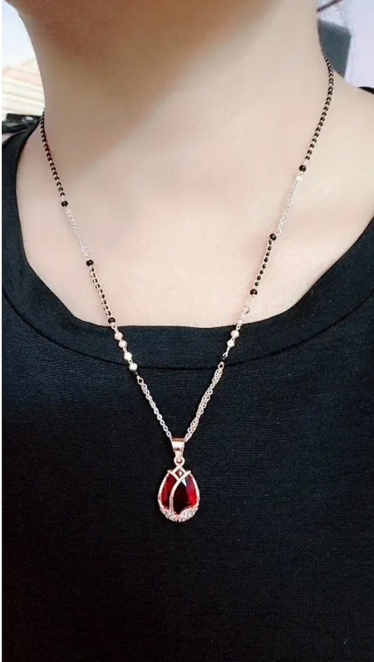 MESKY FANCY PREMIUM DIAMOND SHORT MANGALSUTRA