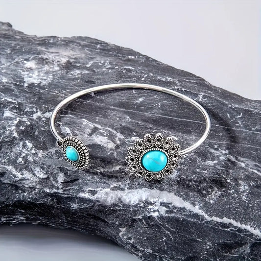 FLOWER TURQUOISE BRACELET