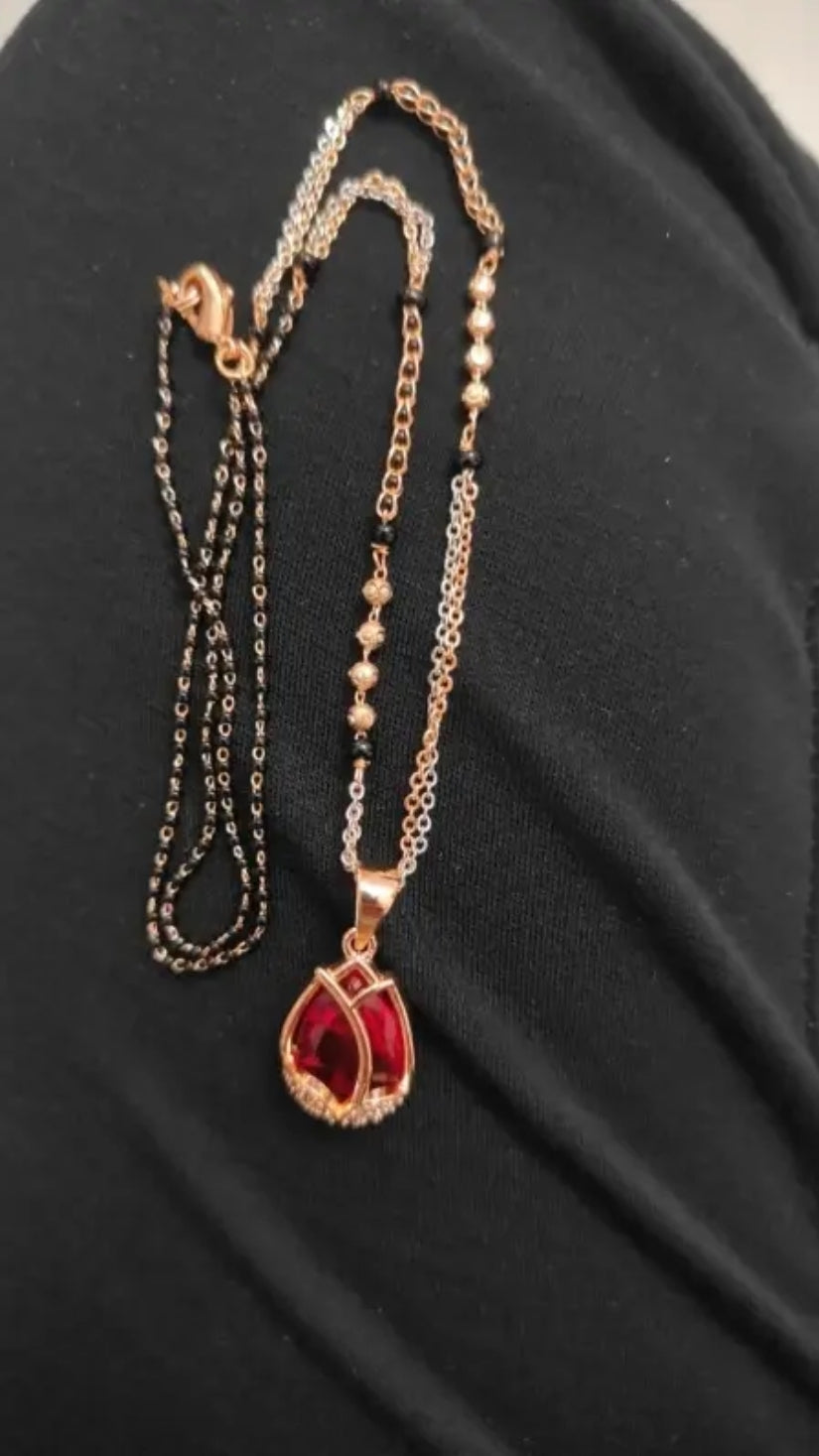 MESKY FANCY PREMIUM DIAMOND SHORT MANGALSUTRA