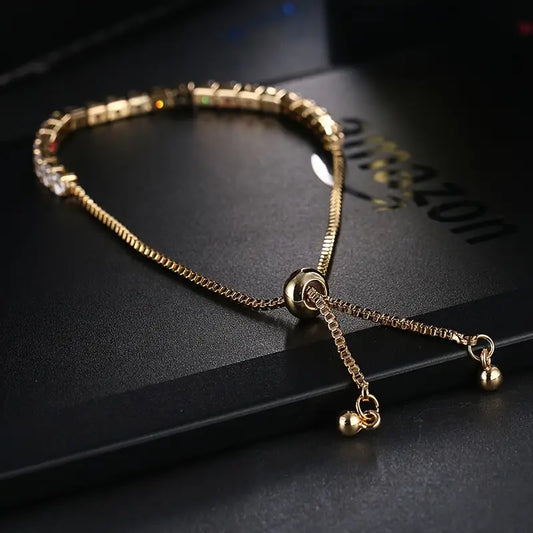 ADJUSTABLE ZIRCONIA BRACELET