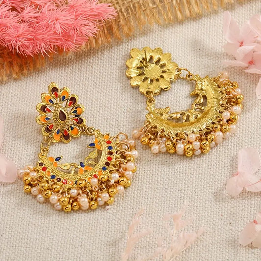 BOHO DANGLE EARRINGS MULTICOLOUR