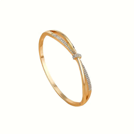 SIMPLE RHINESTONE  BANGLE