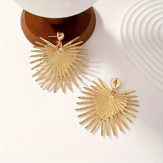 FAN SHAPED EARRINGS