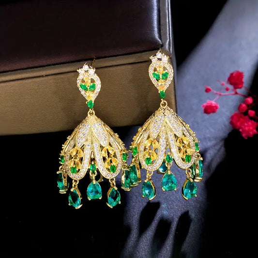 UNIQUE GREEN EARRINGS
