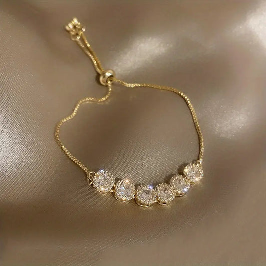 SPARKLING CUBIC ZIRCONIA BRACELET