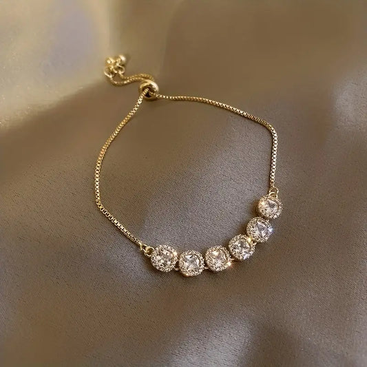 SPARKLING CUBIC ZIRCONIA BRACELET