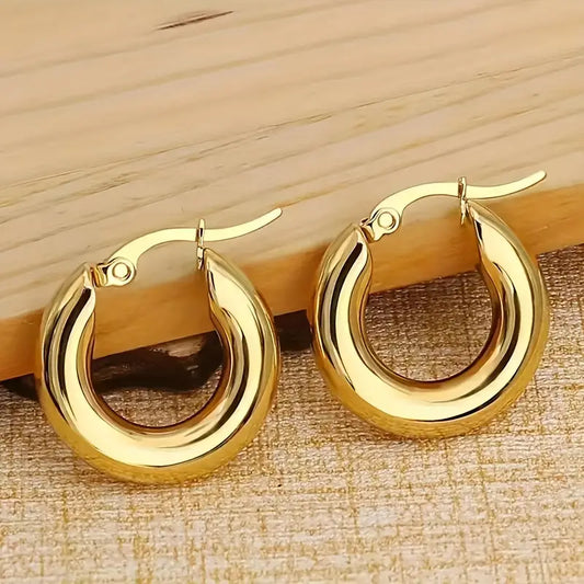 SOLID CIRCLE EARRINGS