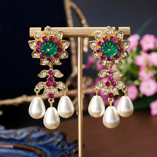 FAUX PEARL TASSELS