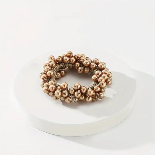 FAUX PEARL HAIRTIE