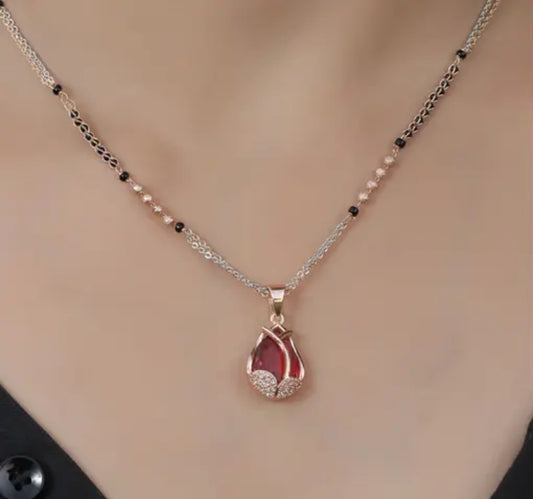 MESKY FANCY PREMIUM DIAMOND SHORT MANGALSUTRA