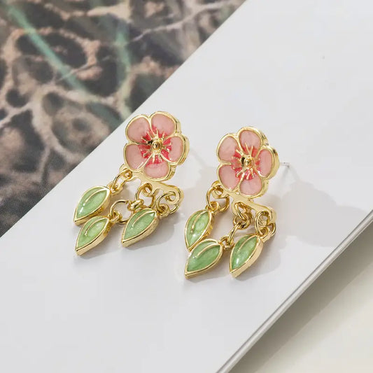 PEACH BLOSSOM EARRINGS
