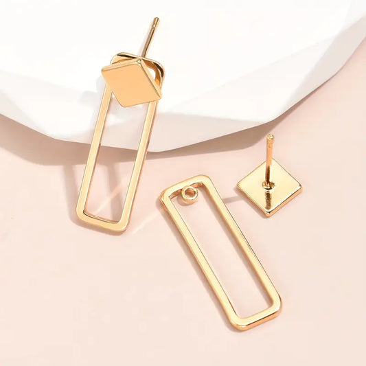 SQUARE GEOMETRIC EARRINGS
